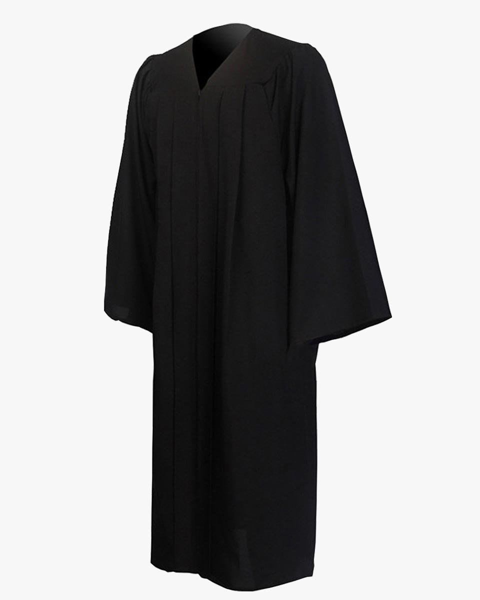 Unisex Matte Robe Costume For Halloween Judge Robe Cosplay