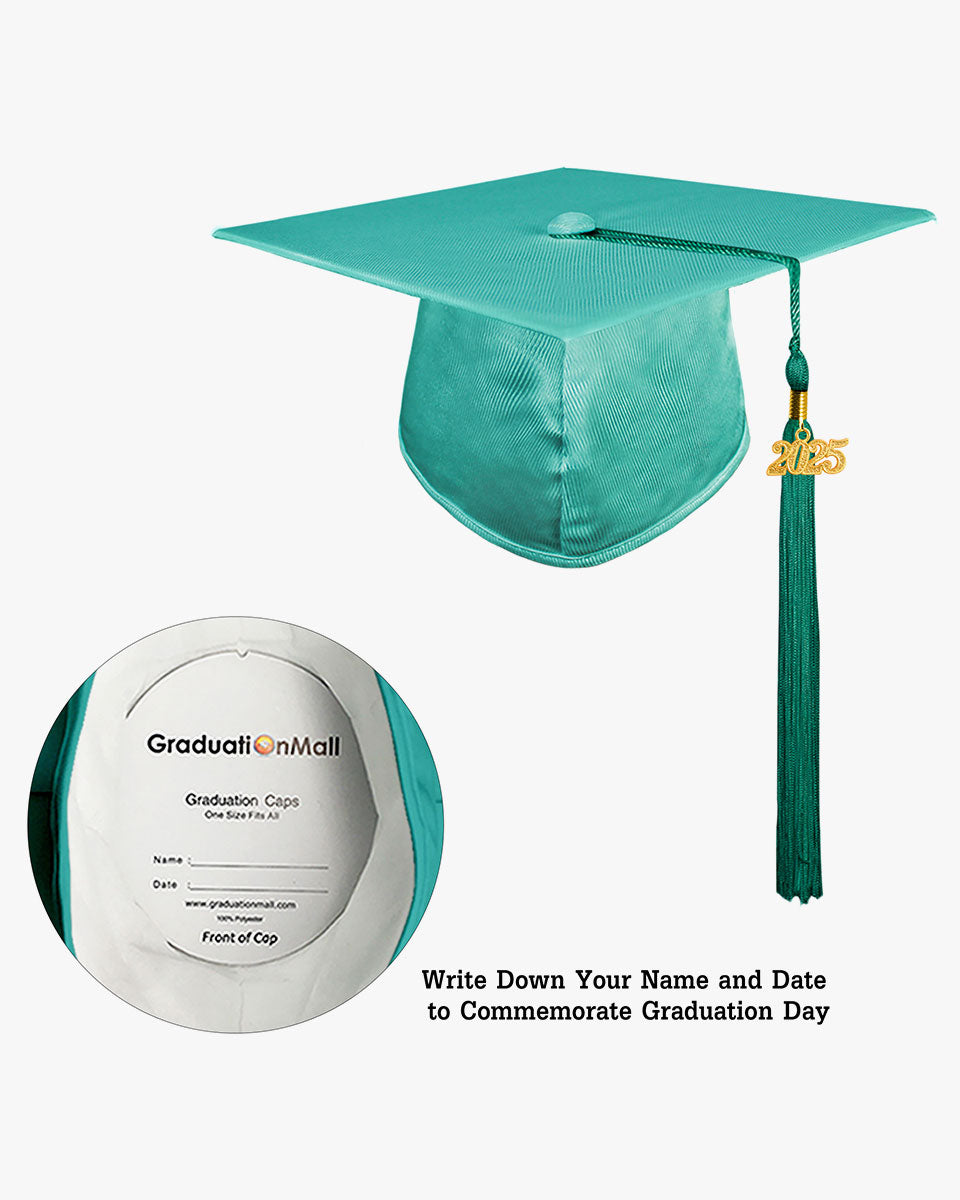 Shiny Kindergarten Graduation Cap with Tassel-12 Colors Available