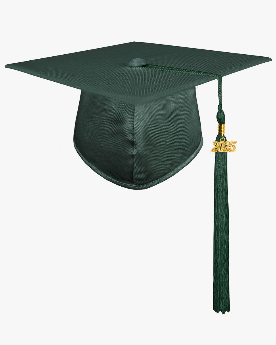 Shiny Kindergarten Graduation Cap with Tassel-12 Colors Available