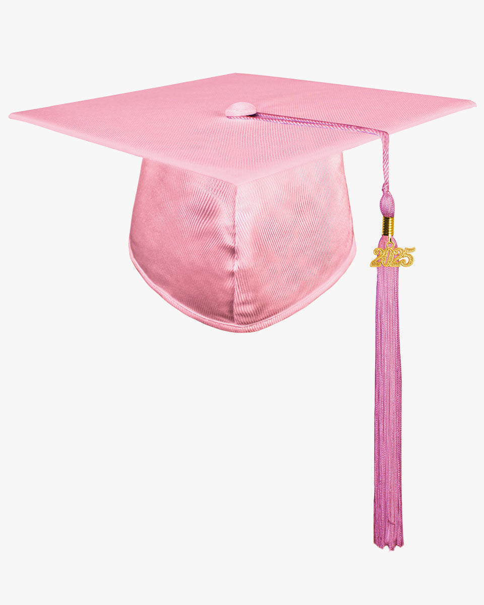 Shiny Kindergarten Graduation Cap with Tassel-12 Colors Available