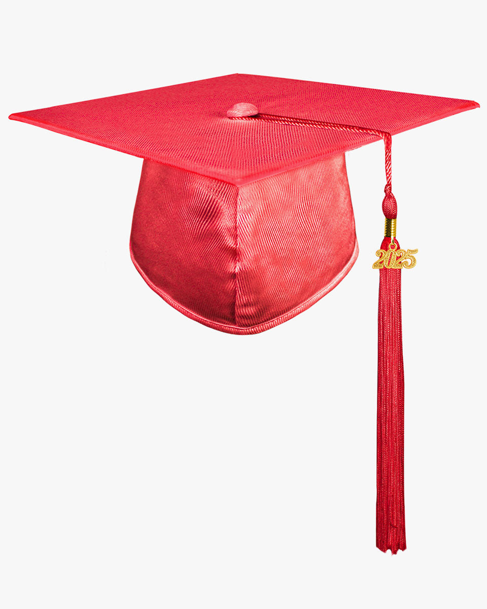 Shiny Kindergarten Graduation Cap with Tassel-12 Colors Available