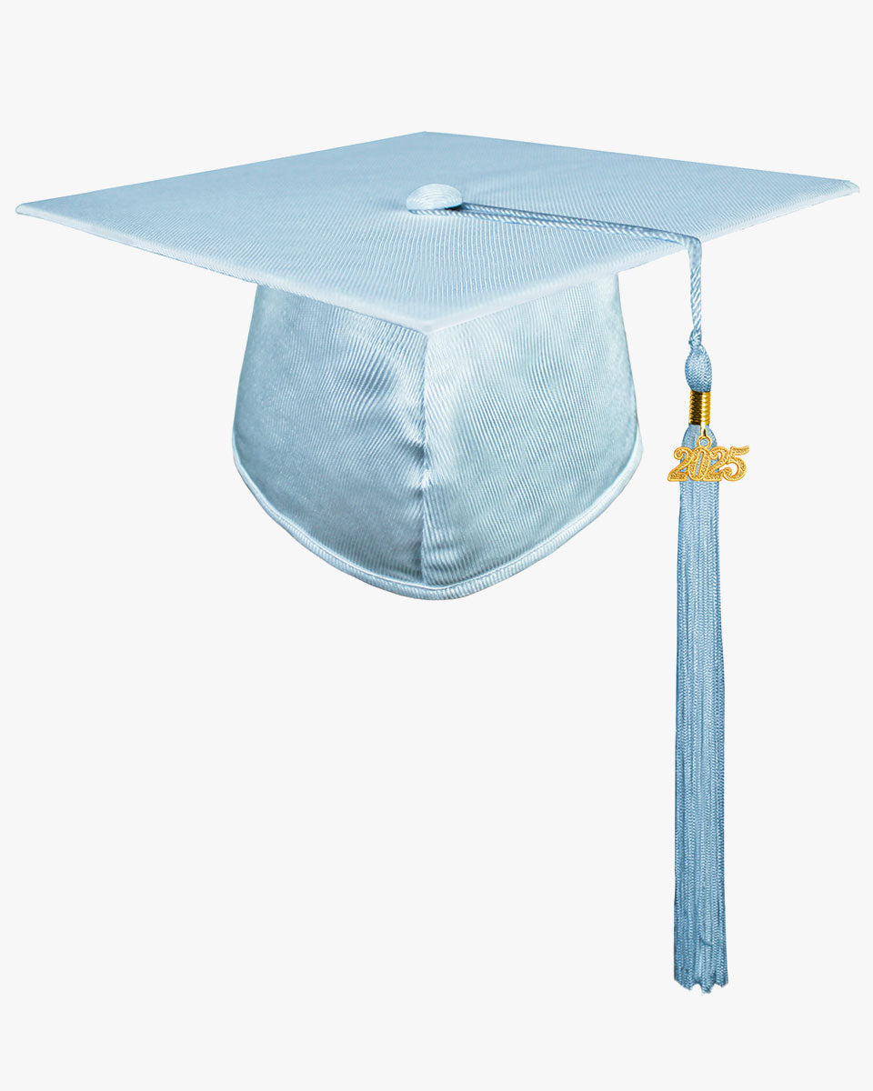 Shiny Kindergarten Graduation Cap with Tassel-12 Colors Available