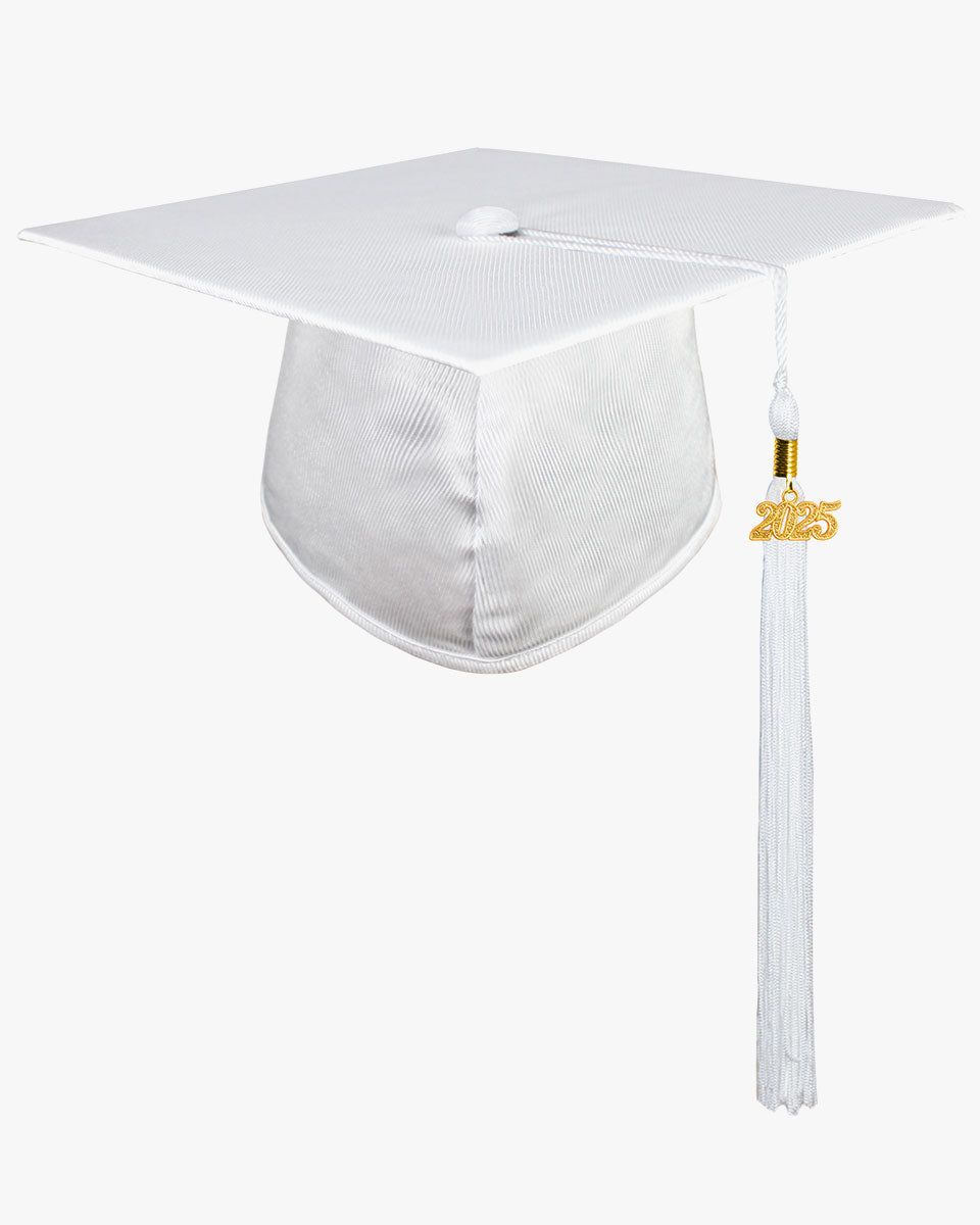 Shiny Kindergarten Graduation Cap with Tassel-12 Colors Available