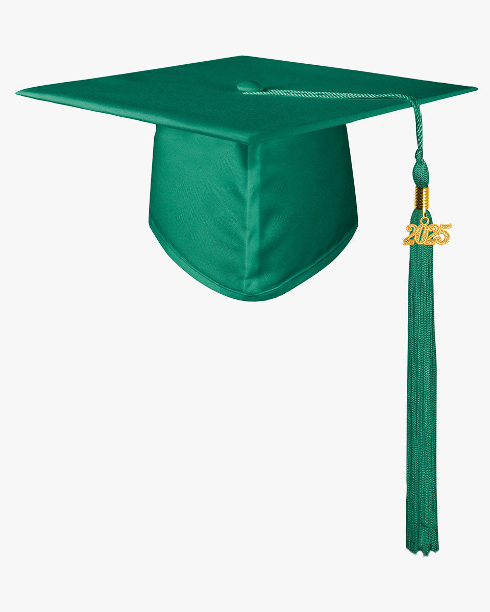 High School Matte Adult Graduation Cap with Tassel-12 Colors Available