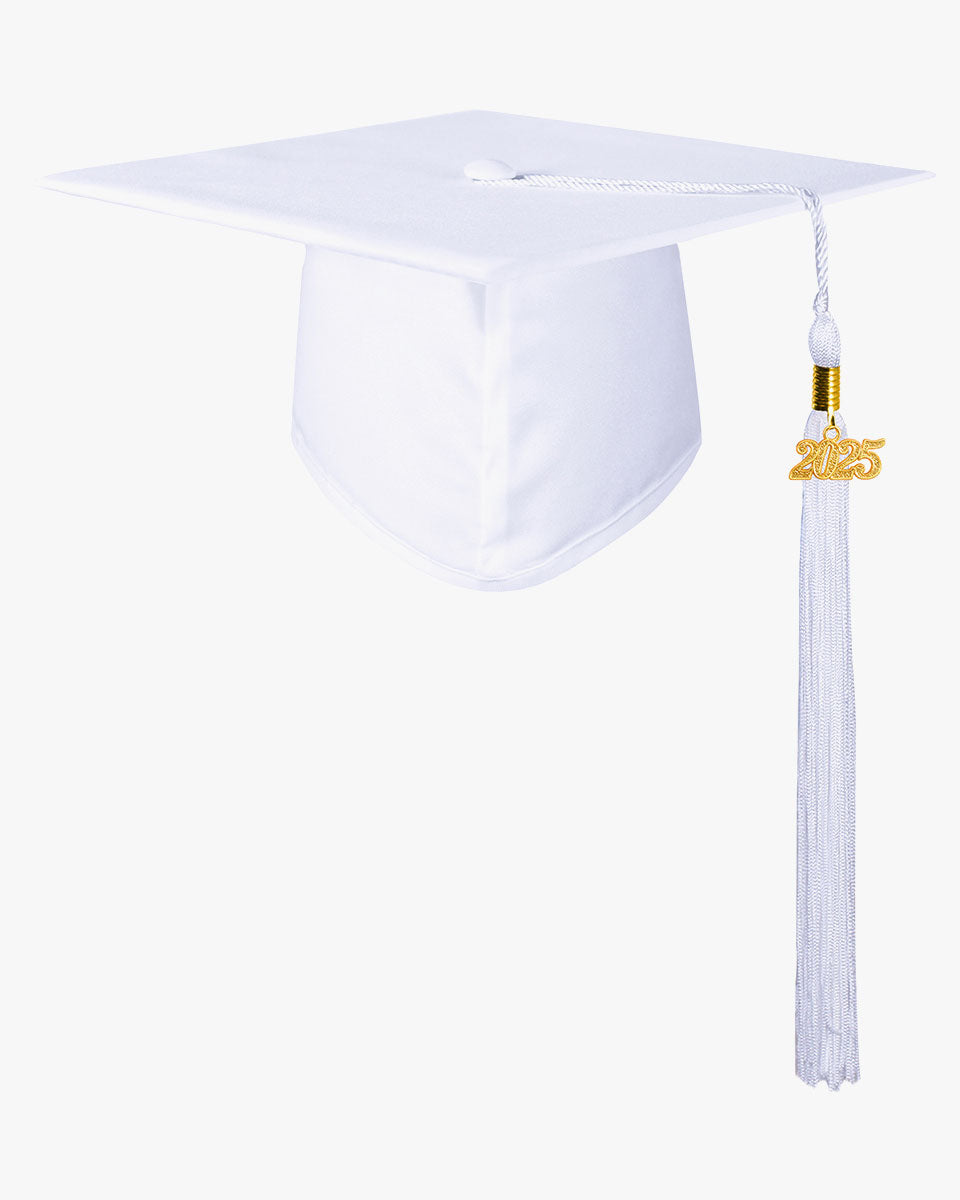 High School Matte Adult Graduation Cap with Tassel-12 Colors Available