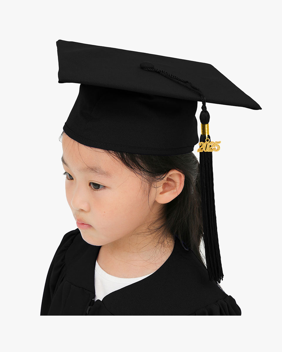 Matte Kindergarten Graduation Cap with Tassel-12 Colors Available