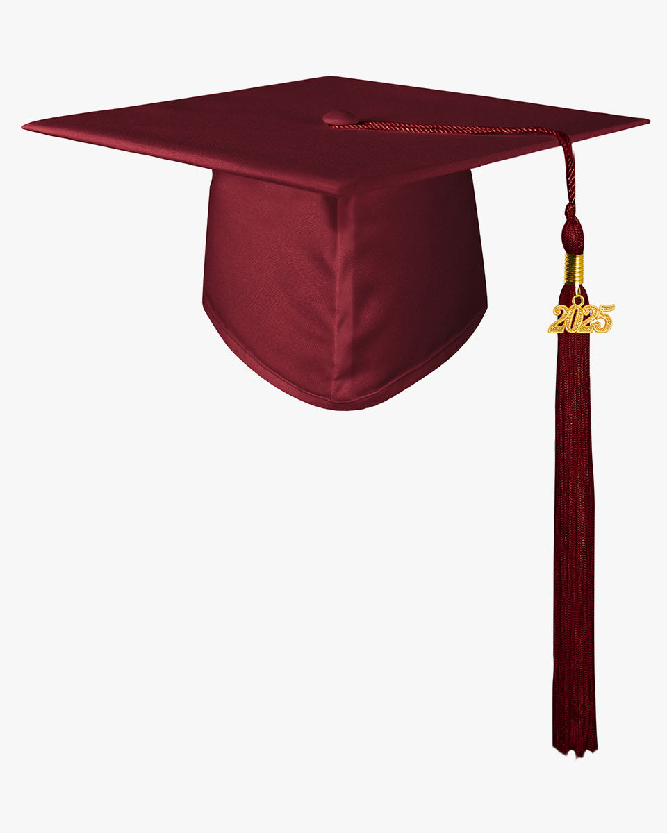 Matte Kindergarten Graduation Cap with Tassel-12 Colors Available