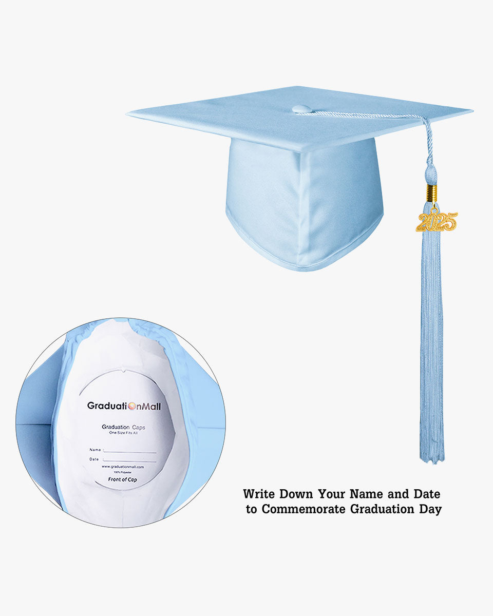 Matte Kindergarten Graduation Cap with Tassel-12 Colors Available