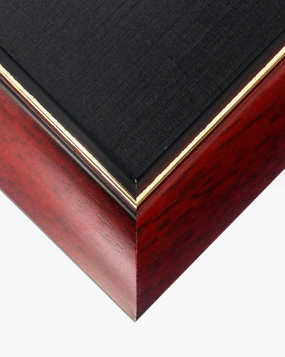 Graduation Certificate Solid Wood & UV Protection Acrylic Cherry Finish with Gold Trim for 11*14 / 15*18 - 4 Colors Available