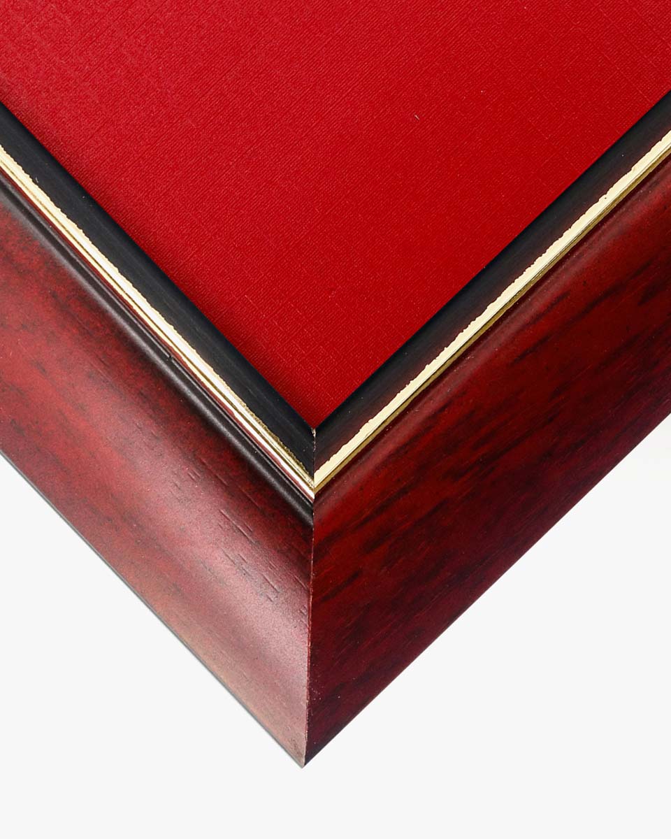 Graduation Certificate Solid Wood & UV Protection Acrylic Cherry Finish with Gold Trim for 11*14 / 15*18 - 4 Colors Available