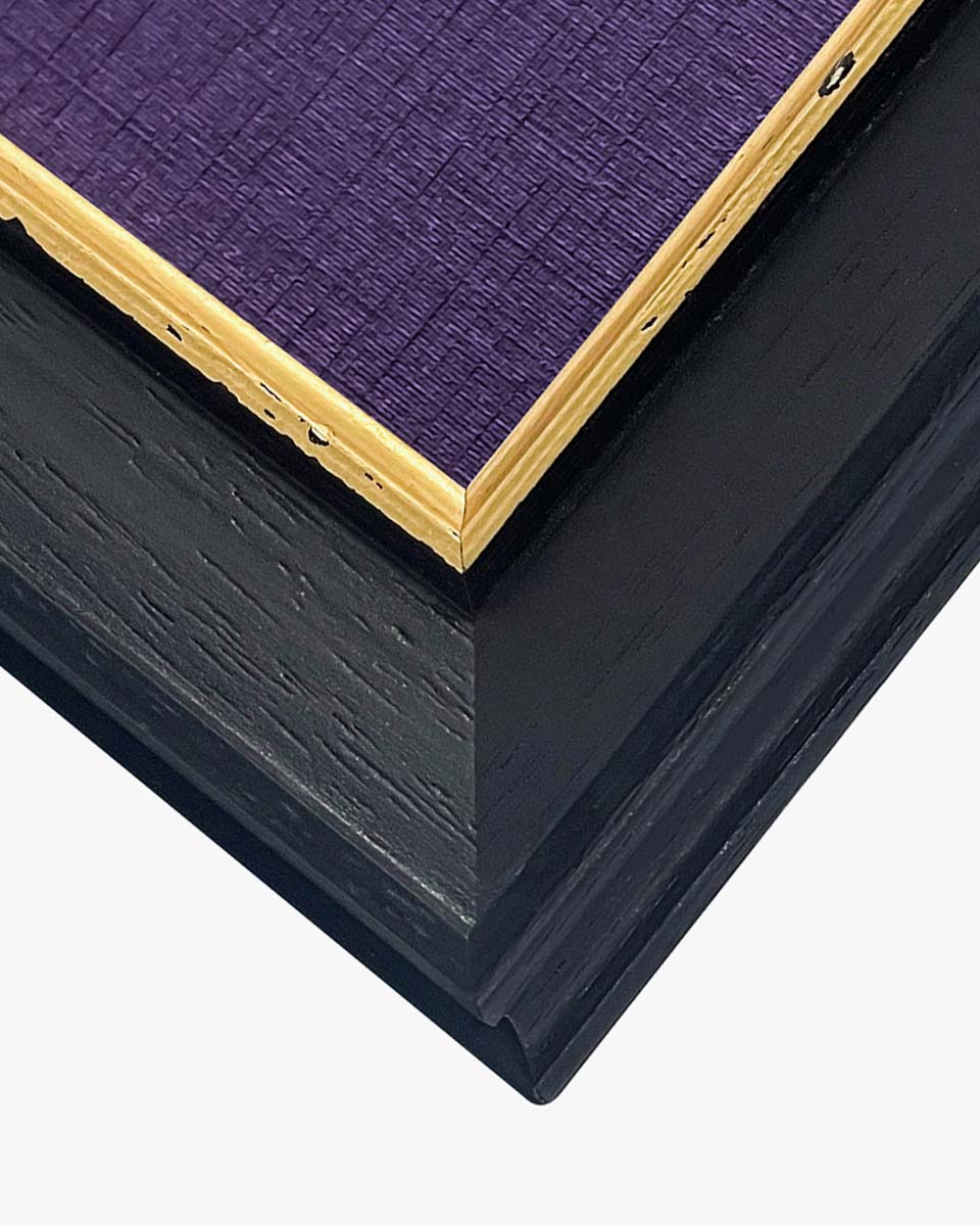 Wood Diploma Frame with Gold Trim Tempered Glass 11*14 / 14*17 – 15 Colors Available