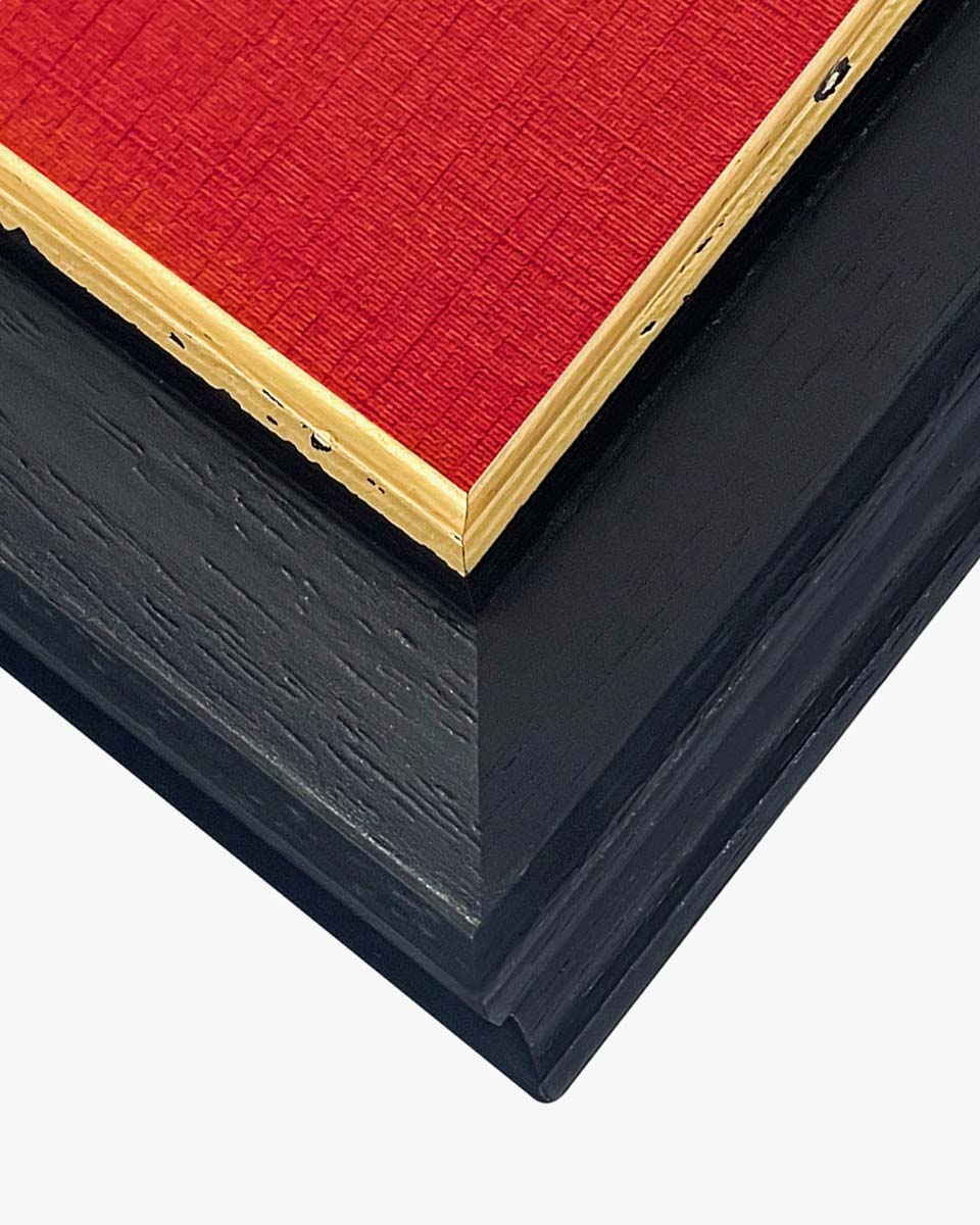 Wood Diploma Frame with Gold Trim Tempered Glass 11*14 / 14*17 – 15 Colors Available