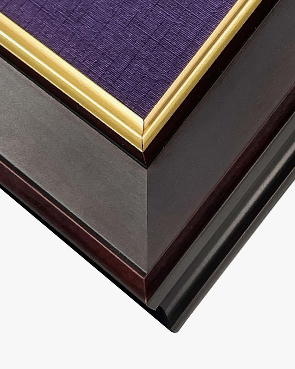 Wood Diploma Frame with Gold Trim Tempered Glass 11*14 / 14*17 – 15 Colors Available