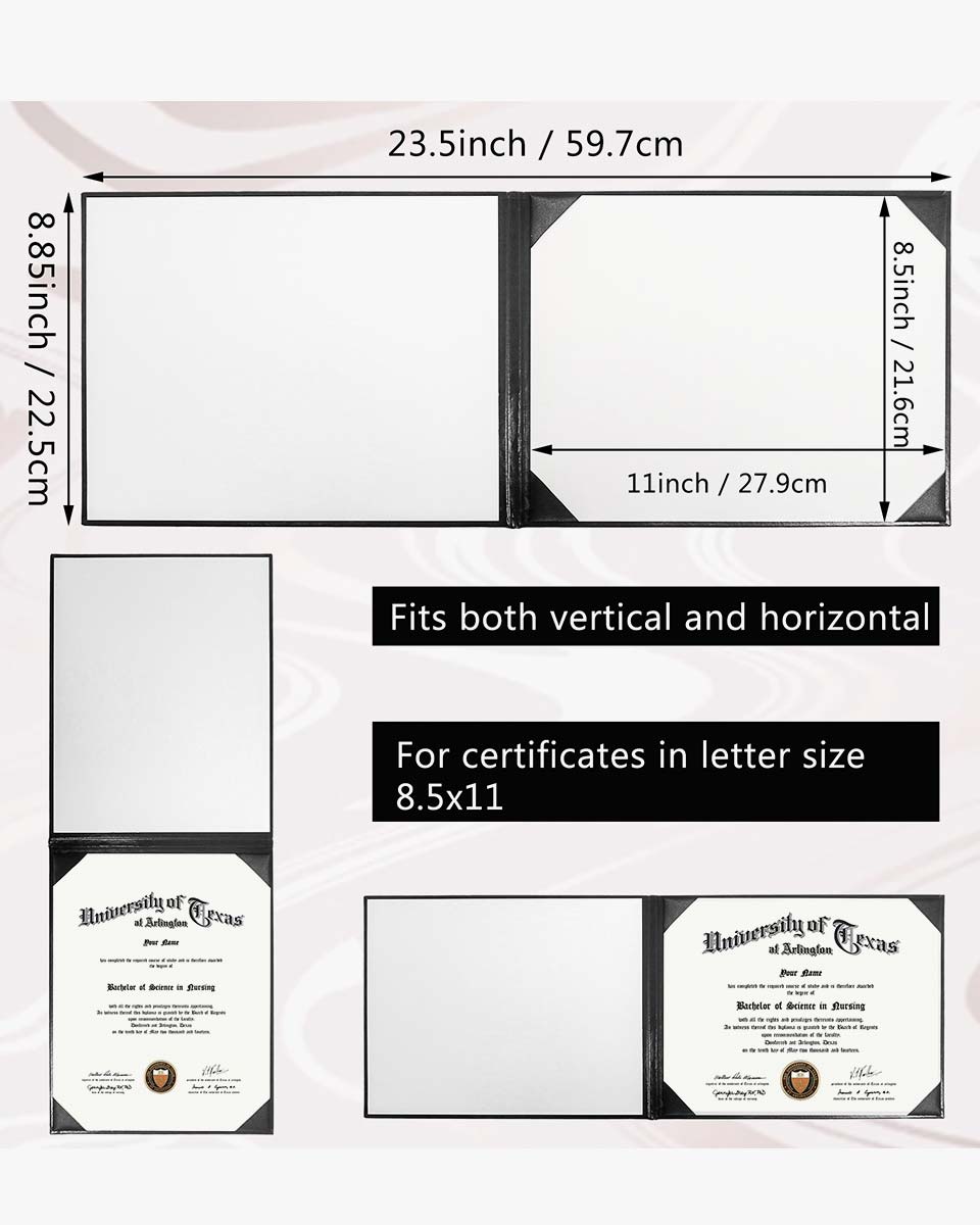 Panoramic Diploma Cover - Plain & Imprinted