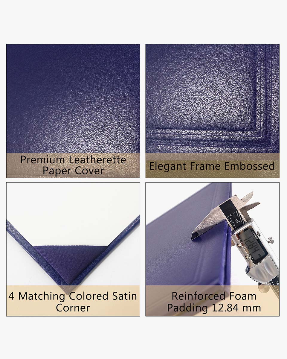 Plain Diploma Cover  – Multiple Colors & Sizes