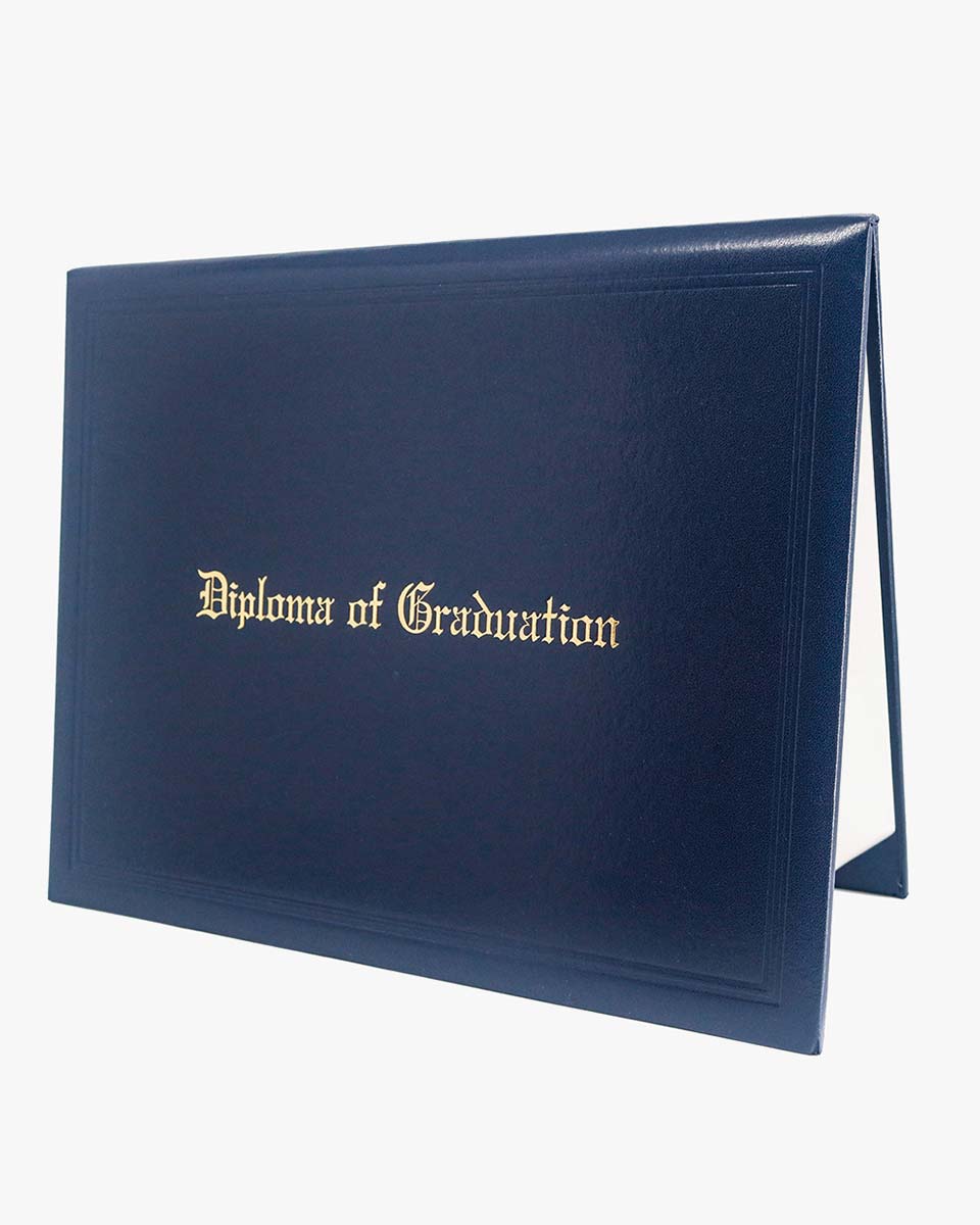 Diploma Cover With "Diploma Of Graduation" Imprinted – Multiple Colors & Sizes