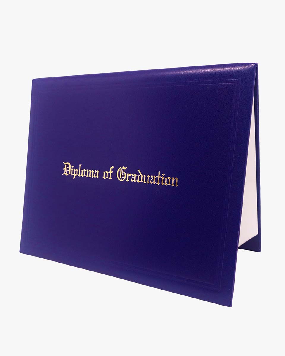 Diploma Cover With "Diploma Of Graduation" Imprinted – Multiple Colors & Sizes