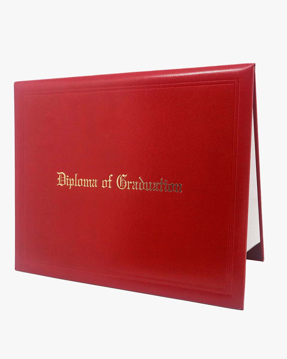 Diploma Cover With "Diploma Of Graduation" Imprinted – Multiple Colors & Sizes