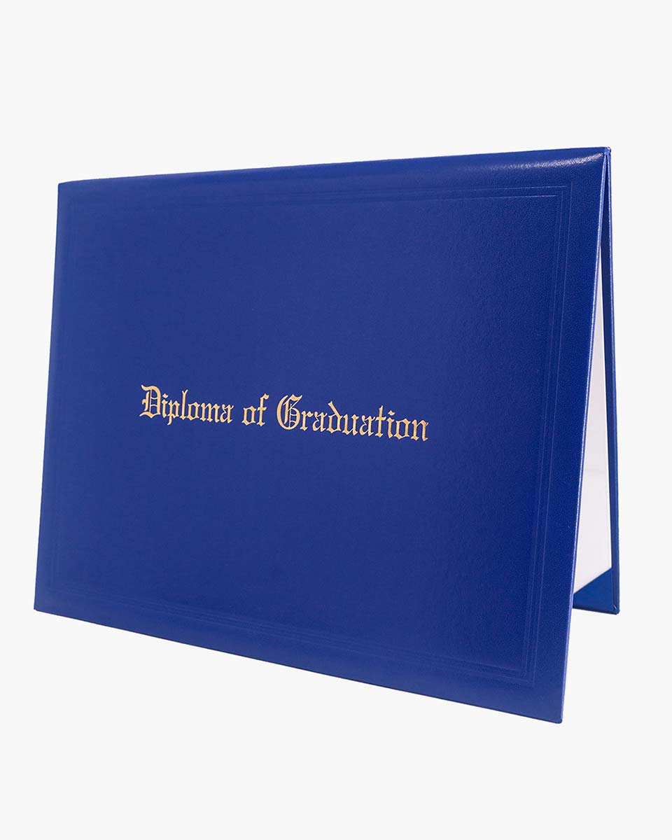 Diploma Cover With "Diploma Of Graduation" Imprinted – Multiple Colors & Sizes