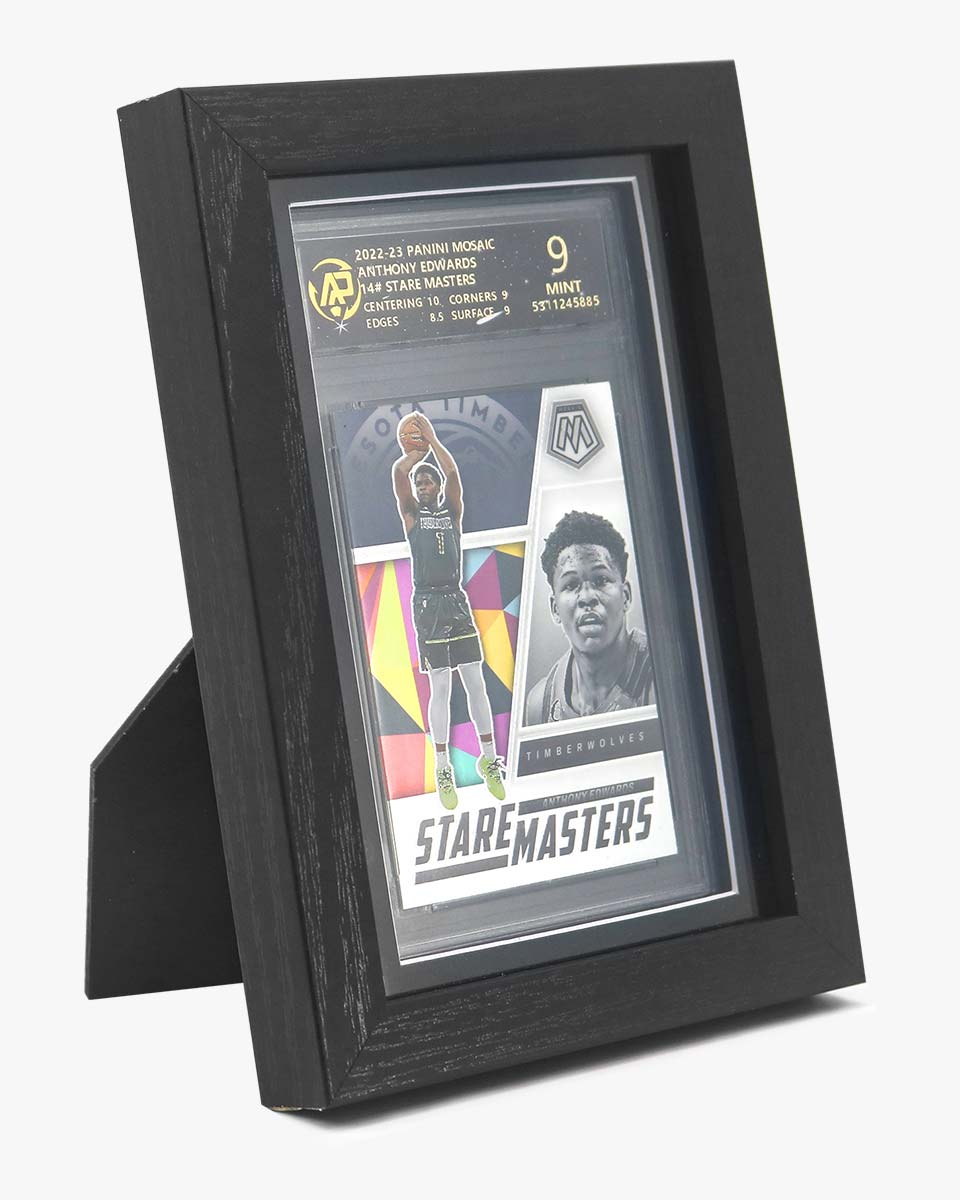 Wall Mount Baseball Trading Card Display Case fit for PSA Graded Basketball Football Cards - 2 Styles Available