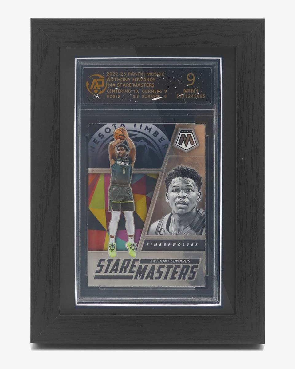 Wall Mount Baseball Trading Card Display Case fit for PSA Graded Basketball Football Cards - 2 Styles Available