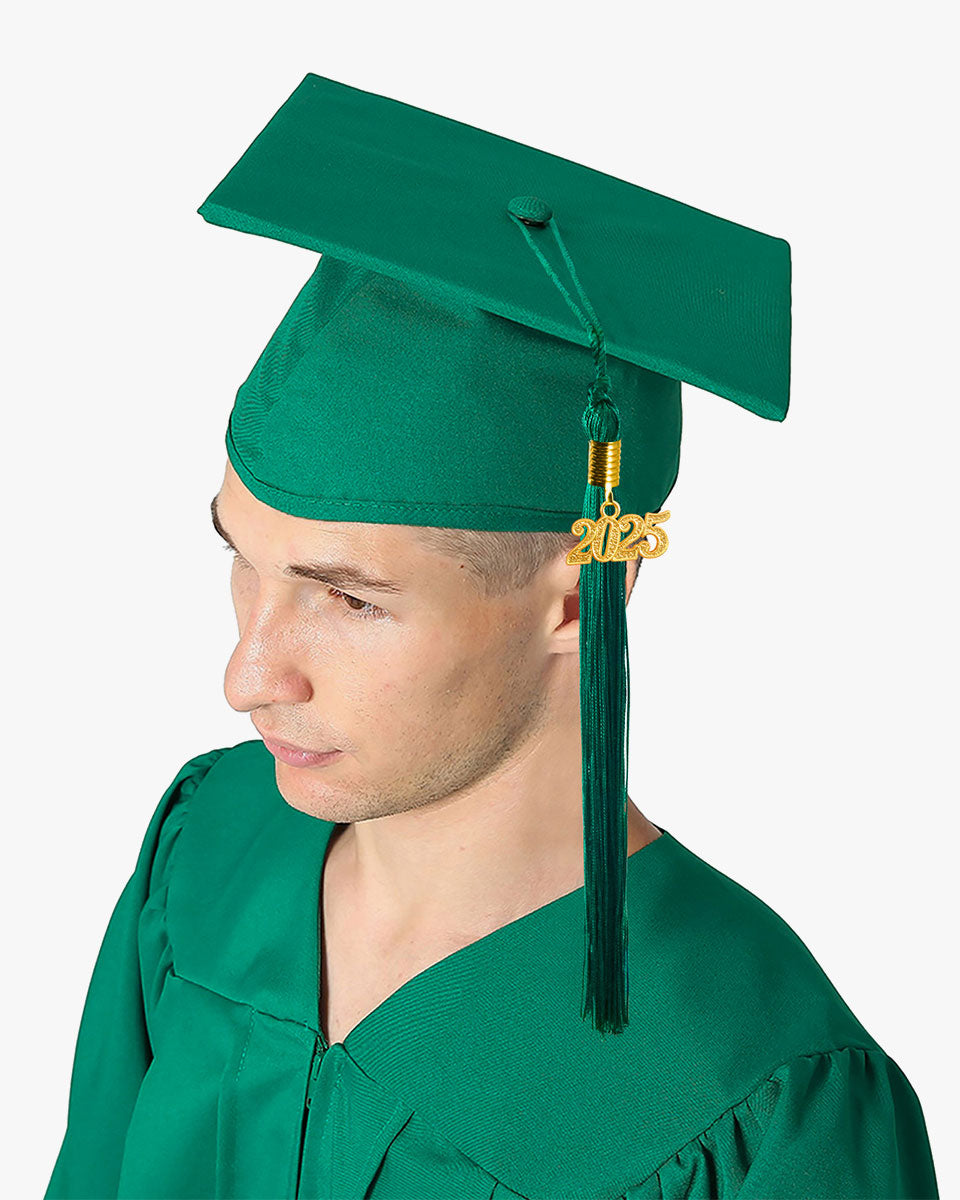 High School Premium Matte Graduation Cap, Gown & Tassel Package - 12 Colors Available