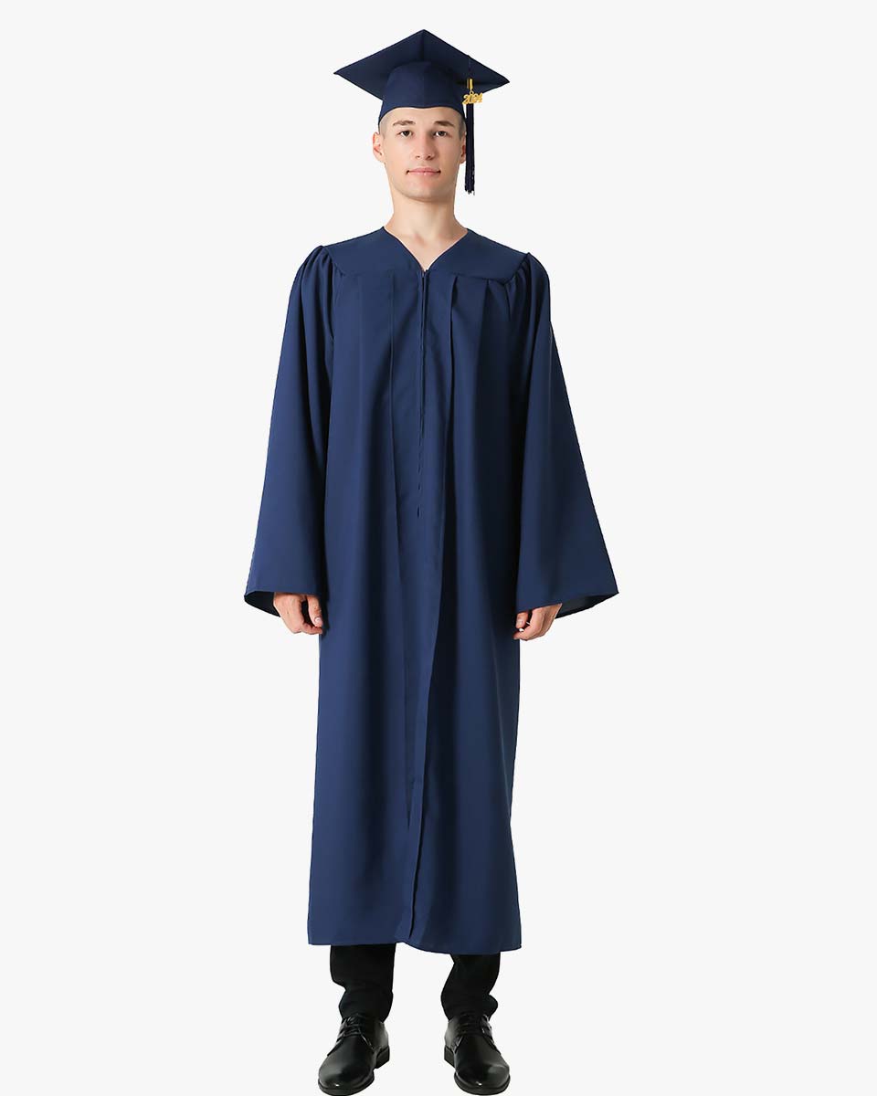 Blue Cap and Gown