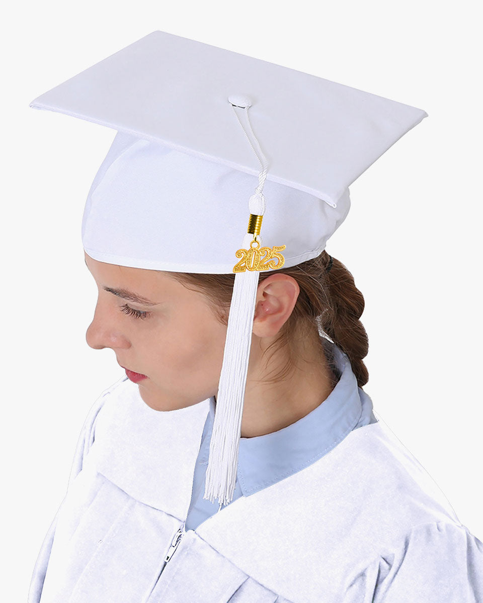 High School Premium Matte Graduation Cap, Gown & Tassel Package - 12 Colors Available