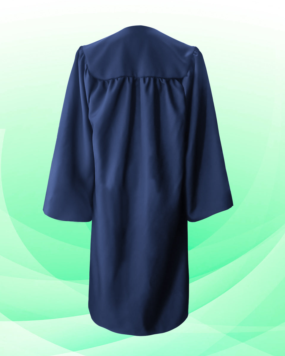 100% Recycled Material High School Graduation Cap and Gown with Pockets - 3 Colors Available