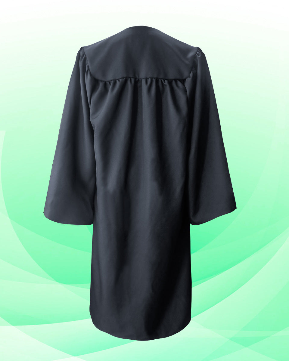 100% Recycled Material High School Graduation Cap and Gown with Pockets - 3 Colors Available