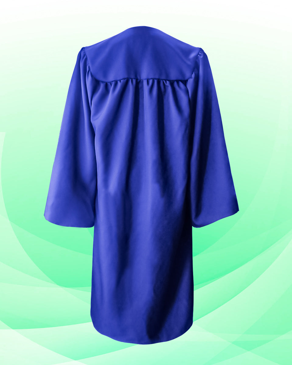 100% Recycled Material High School Graduation Cap and Gown with Pockets - 3 Colors Available