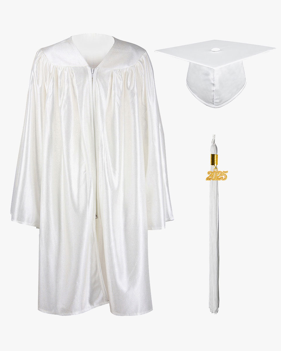 Shiny Kindergarten Cap, Gown & Tassel Package - 12 Colors Available