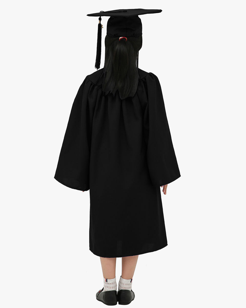 Matte Kindergarten Cap, Gown & Tassel Package – 12 Colors Available