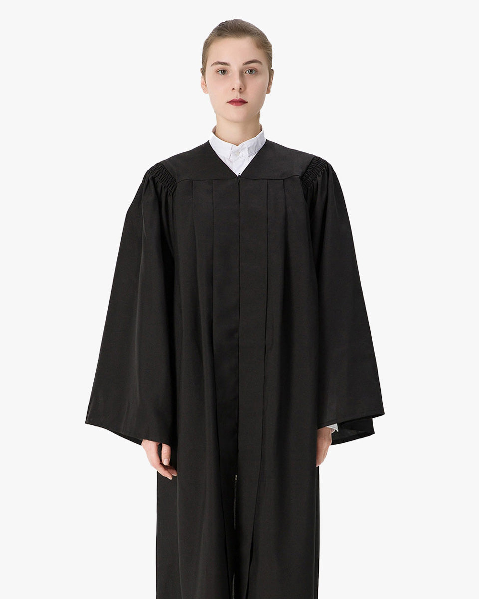 Deluxe Bachelor Graduation Gown Only - Black